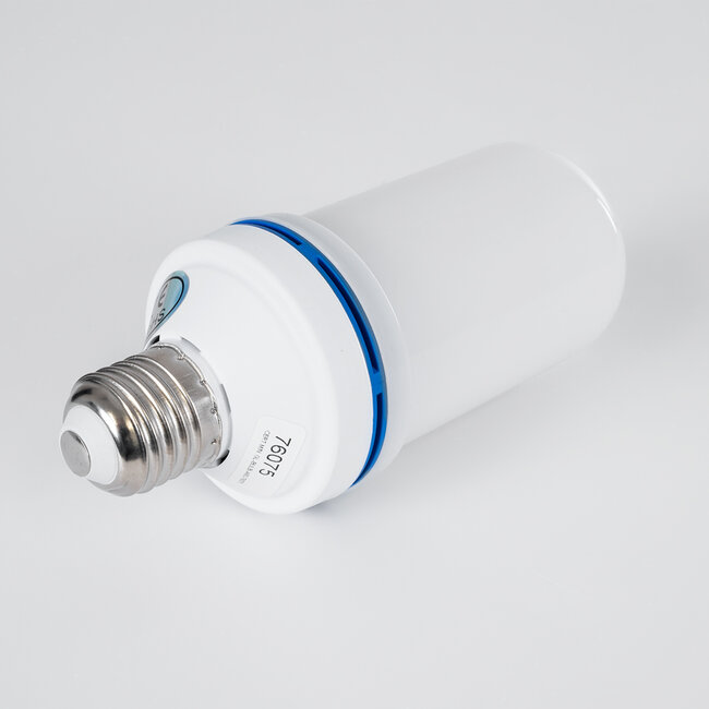 76075 Λάμπα LED E27 Summer Flame Flickering Fire Burning Effect Peaceful Romantic and Relax 9W 450lm 320° AC 85-265V με 4 Λειτουργίες Εφέ και Αναστροφή Φλόγας Θερμό Λευκό 1800K - 4