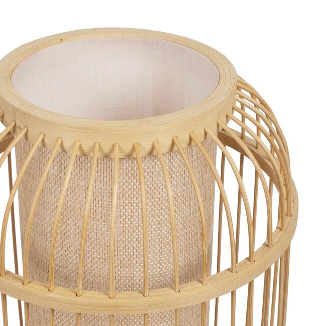 TULUM 02001 Boho Επιτραπέζιο Φωτιστικό Πορτατίφ με Ντουί 1 x E27 AC 220-240V IP20 - Μπεζ - Μ20 x Π20 x Υ32cm - 8