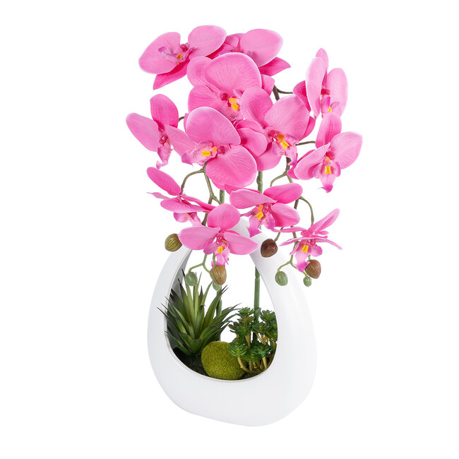 Artificial Garden PINK ORCHID 21127 Διακοσμητικό Φυτό Έντονο Ροζ Ορχιδέα Υ39cm Artificial Garden PINK ORCHID 21127 Διακοσμητικό Φυτό Έντονο Ροζ Ορχιδέα Υ39cm