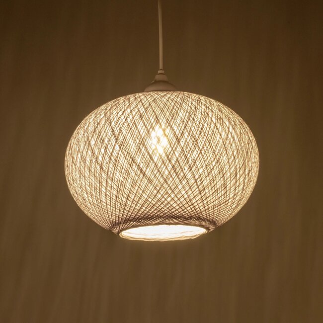 SOLEI 205-0008 Boho Κρεμαστό Φωτιστικό Οροφής με Ντουί 1 x E27 AC 220-240V IP20 - Λευκό - M30 x Π30 x Υ35cm - 3 SOLEI 205-0008 Boho Κρεμαστό Φωτιστικό Οροφής με Ντουί 1 x E27 AC 220-240V IP20 - Λευκό - M30 x Π30 x Υ35cm - 3