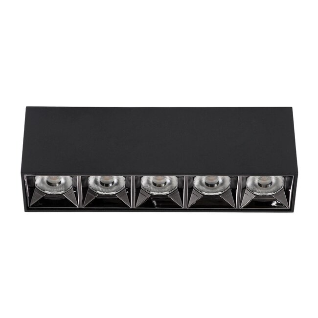 kelvo® LUMINAR KLV-101-0333 Φωτιστικό Downlight Σποτ LED 20W 2800lm 36° AC 220-240V IP20 Φυσικό Λευκό 4500K - Osram SMD Chip & TÜV SÜD Driver - Μαύρο Ματ - Μ19.5 x Π4.2 x Υ6.6cm - 5 Χρόνια Εγγύηση - 4