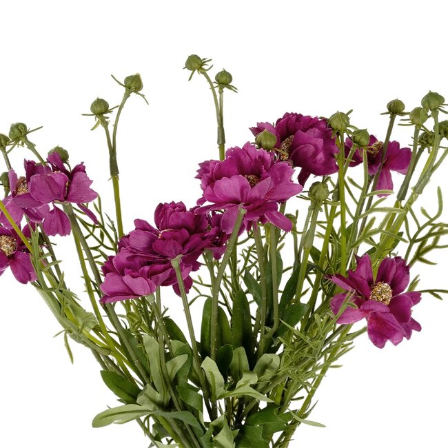 Artificial Garden PURPLE CHRYSANTHEMUM BOUQUET 21329 Τεχνητό Διακοσμητικό Μπουκέτο Μωβ Χρυσάνθεμο Y50cm