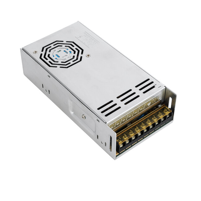 73037 Μεταλλικό Τροφοδοτικό PELV για Προϊόντα LED 400W 33.3A - AC 220-240V σε DC 12V - IP20 - Μ20 x Π10 x Υ5cm - 3 Χρόνια Εγγύηση - 7