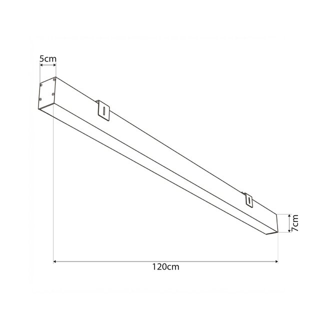 kelvo® ORION KLV-101-0364-V3 Γραμμικό Φωτιστικό Τοίχου / Απλίκα LED 72W 7200lm 120° AC 220-240V IP20 Ρυθμιζόμενο Λευκό CCT με Χειριστήριο από 2700K έως 6000K Dimmable - Lumileds SMD Chip - Χρυσό Πλατίνα - Μ120 x Π5 x Υ7cm - 3 Χρόνια Εγγύηση - 5