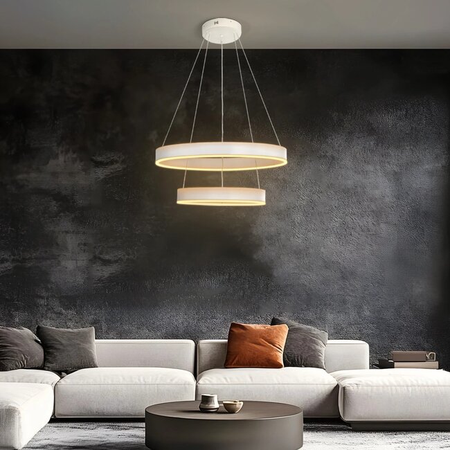 kelvo® VENOM KLV-101-0197 Κρεμαστό Φωτιστικό Οροφής LED 75W 7500lm 120° AC 220-240V IP20 Ρυθμιζόμενο Λευκό CCT με Χειριστήριο από 2700K έως 6000K Dimmable - Lumileds SMD Chip - Λευκό Ματ - Μ60 x Π60 x Υ40cm - 3 Χρόνια Εγγύηση kelvo® VENOM KLV-101-0197 Κρεμαστό Φωτιστικό Οροφής LED 75W 7500lm 120° AC 220-240V IP20 Ρυθμιζόμενο Λευκό CCT με Χειριστήριο από 2700K έως 6000K Dimmable - Lumileds SMD Chip - Λευκό Ματ - Μ60 x Π60 x Υ40cm - 3 Χρόνια Εγγύηση