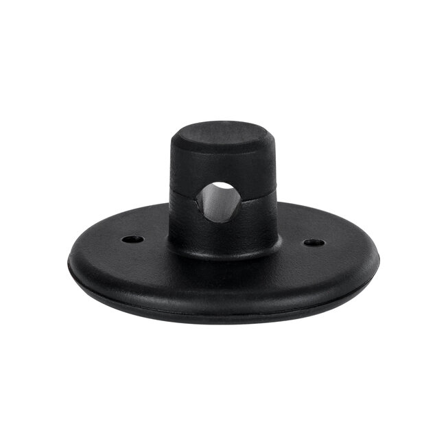 DIY 77560 Επιτοίχιο Εξάρτημα Στήριξης Καλωδίου Φωτιστικού - Φ4.5 x Υ2cm - Μαύρο - Σιλικόνης - 5 Χρόνια Εγγύηση