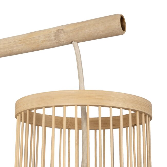 TULUM 01978 Boho Φωτιστικό Τοίχου - Απλίκα με Ντουί 1 x E27 AC 220-240V IP20 - Μπεζ - Μ16 x Π26.5 x Υ47cm - 7