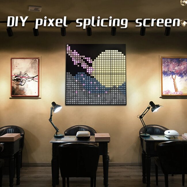 MATRIX GLB-106-0017 Κυλιόμενη Ψηφιακή Επιγραφή 80x80cm P24.6 64x64 Pixel LED 120W AC 220-240V IP20 Πολύχρωμο RGB - Bluetooth Control μέσω iPIXEL APP - Μ80 x Π2.6 x Υ80cm - 2 Χρόνια Εγγύηση - 7