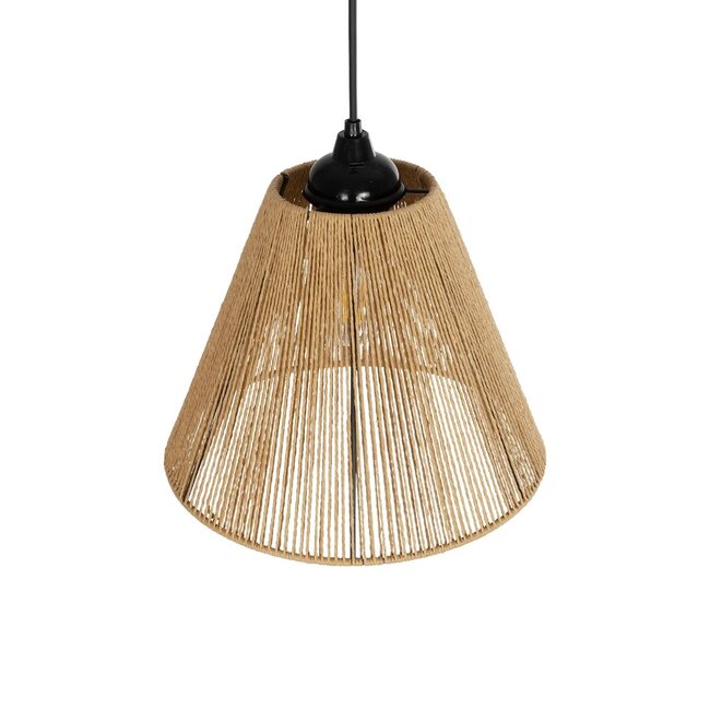 HUTT 205-0017 Boho Κρεμαστό Φωτιστικό Οροφής με Ντουί 1 x E27 AC 220-240V IP20 - Μπεζ - M25 x Π25 x Υ20cm - 7