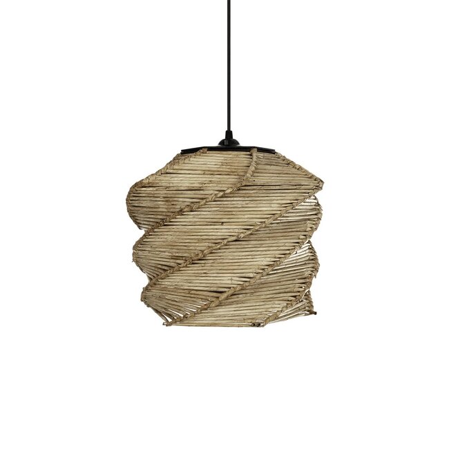 HUSLE 205-0045 Boho Κρεμαστό Φωτιστικό Οροφής με Ντουί 1 x E27 AC 220-240V IP20 - Μπεζ - M30 x Π30 x Υ28cm - 5