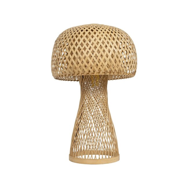 SELVA 01995 Boho Επιτραπέζιο Φωτιστικό Πορτατίφ με Ντουί 1 x E27 AC 220-240V IP20 - Μπεζ - Μ30 x Π30 x Υ45cm - 3