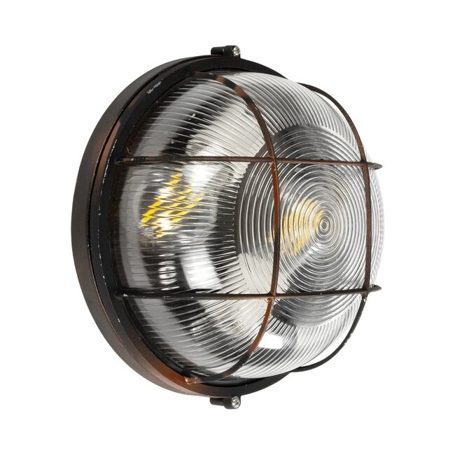 BOATLIGHT 61624 Vintage Φωτιστικό Καραβοχελώνα Τοίχου & Οροφής με Ντουί 2 x E27 AC 220-240V Αδιάβροχο IP65 - Χάλκινο Παλαιωμένο Εφέ Σκουριάς Ματ - Μ24 x Π24 x Υ11cm BOATLIGHT 61624 Vintage Φωτιστικό Καραβοχελώνα Τοίχου & Οροφής με Ντουί 2 x E27 AC 220-240V Αδιάβροχο IP65 - Χάλκινο Παλαιωμένο Εφέ Σκουριάς Ματ - Μ24 x Π24 x Υ11cm