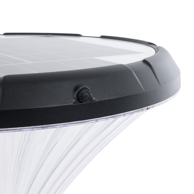 SOLARIOS 90502 Professional LED Solar Urban Park Light Αυτόνομο Ηλιακό Φωτιστικό Πλατείας - Πάρκου - Κήπου 40W 550lm 120° με Ενσωματωμένο Φωτοβολταϊκό Panel 6V 12W & Επαναφορτιζόμενη Μπαταρία Li-ion 3.2V 15000mAh με Αισθητήρα Ημέρας-Νύχτας - Αδιάβροχο IP65 Φ54 x Υ45cm Ψυχρό Λευκό 6000K - 5