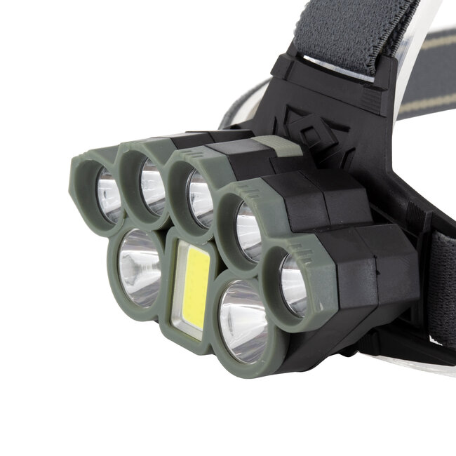 79062 Φακός Κεφαλής Επαναφορτιζόμενος LED CREE XML2-T6 Chip 60 Watt 6000lm με 2 x 18650 Μπαταρίες 13600mAh Ψυχρό Λευκό 6000K - 5