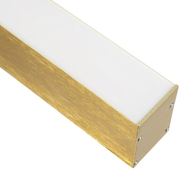 kelvo® ORION KLV-101-0364-V2 Γραμμικό Φωτιστικό Οροφής LED 72W 7200lm 120° AC 220-240V IP20 Ρυθμιζόμενο Λευκό CCT με Χειριστήριο από 2700K έως 6000K Dimmable - Lumileds SMD Chip - Χρυσό Πλατίνα - Μ120 x Π5 x Υ7cm - 3 Χρόνια Εγγύηση - 4