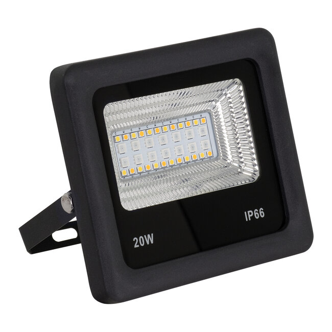 85815 Προβολέας Εξωτερικός LED SMD 5050 & 2835 20W 2000lm 180° AC 230V WiFi με Ασύρματο Wireless Bluetooth Αδιάβροχος IP66 Πολύχρωμος RGB+CCT Θερμό Λευκό 3000K - Λευκό Ημέρας 4500K - Ψυχρό Λευκό 6000K - 4