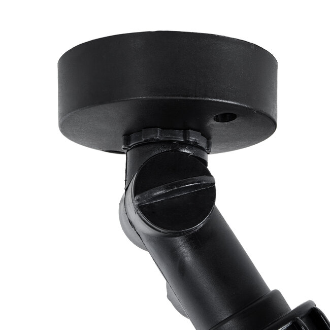 GARDENINI 61548 Επιφανειακό Φωτιστικό Σποτ Κήπου LED 5W 550lm 38° DC 24V IP68 Υψηλής Αντοχής ABS IK06 Φ7 x Υ14.5cm - Μπλε 450nm Dimmable - Μαύρο - Bridgelux Chip - 3 Years Warranty - 8