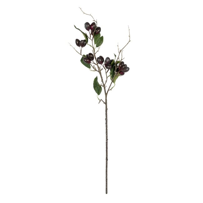 Artificial Garden OLIVE FRUIT BRANCH 21447 Τεχνητό Διακοσμητικό Κλαδί Ελίας Y70cm