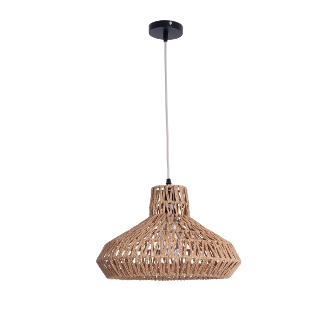 JENSON 00910 Boho Κρεμαστό Φωτιστικό Οροφής με Ντουί 1 x E27 AC 220-240V IP20 - Μπεζ - Μ38 x Π38 x Υ24cm JENSON 00910 Boho Κρεμαστό Φωτιστικό Οροφής με Ντουί 1 x E27 AC 220-240V IP20 - Μπεζ - Μ38 x Π38 x Υ24cm
