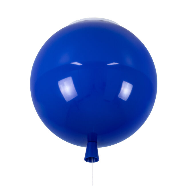 BALLOON 00654 Μοντέρνο Παιδικό Φωτιστικό Οροφής Μονόφωτο Μπλε Πλαστικό Μπάλα Φ30 x Υ33cm - 1