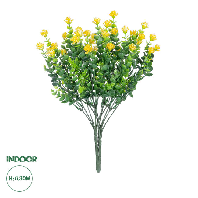 Artificial Garden  BUTTERCUP BRANCH 21063 Διακοσμητικό Κλαδί Ρανούγκουλο σετ 2 τεμάχια Φ20 x Υ30cm