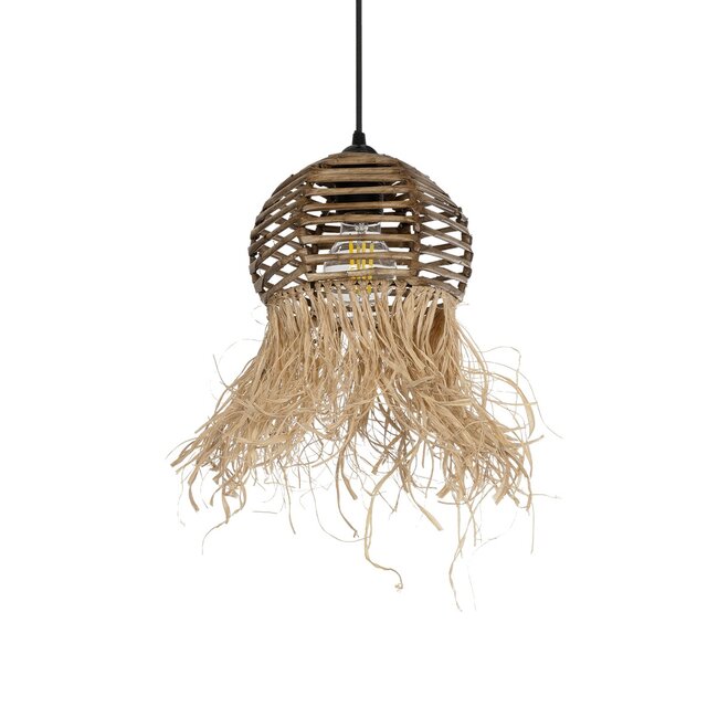RIKTA 205-0077 Boho Κρεμαστό Φωτιστικό Οροφής με Ντουί 1 x E27 AC 220-240V IP20 - Μπεζ - M20 x Π20 x Υ30cm - 2 RIKTA 205-0077 Boho Κρεμαστό Φωτιστικό Οροφής με Ντουί 1 x E27 AC 220-240V IP20 - Μπεζ - M20 x Π20 x Υ30cm - 2