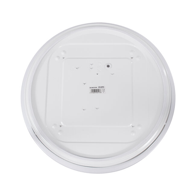 EMERGANO 60993 Πλαφονιέρα Οροφής LED 30W 2850lm 120° AC 220-240V με Ενσωματωμένο Σύστημα Emergency Li-ion 3450mAh/12.8Wh με Αυτονομία 3hrs - Αδιάβροχη IP54 Φ38 x Υ5.3cm Φυσικό Λευκό 4500K - Λευκό - Bridgelux Chips - 3 Years Warranty - 6