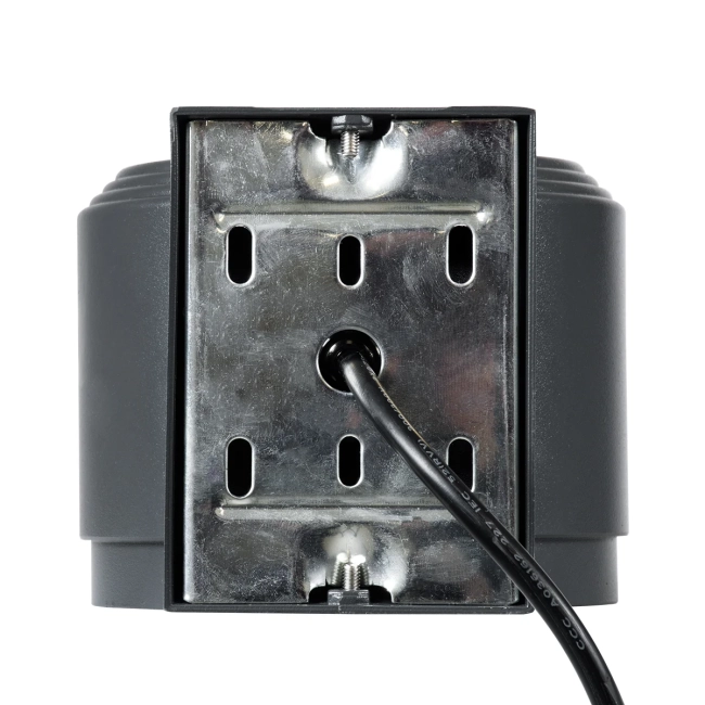  WALLLIGHT-GONA 90483 Μοντέρνο Φωτιστικό Τοίχου - Απλίκα LED 24W 2160lm 5° DC 24V Αδιάβροχο IP67 Θερμό Λευκό 2700K - CREE COB Chip & TÜV SÜD Driver - Γκρι Ανθρακί Ματ - Μ13 x Π16.5 x Υ5cm - 3 Χρόνια Εγγύηση - 7
