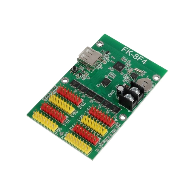  CARD-FK-8F4 90096 Κάρτα Εικόνας για Πολύχρωμες RGB LED Κυλιόμενες Ψηφιακές Επιγραφές/Οθόνες DC 5V IP20 - 4096x16/2048x32/1344x48/1024x64 Pixels - Μ9.5 x Π6.2 x Υ1.6cm - 2 Χρόνια Εγγύηση