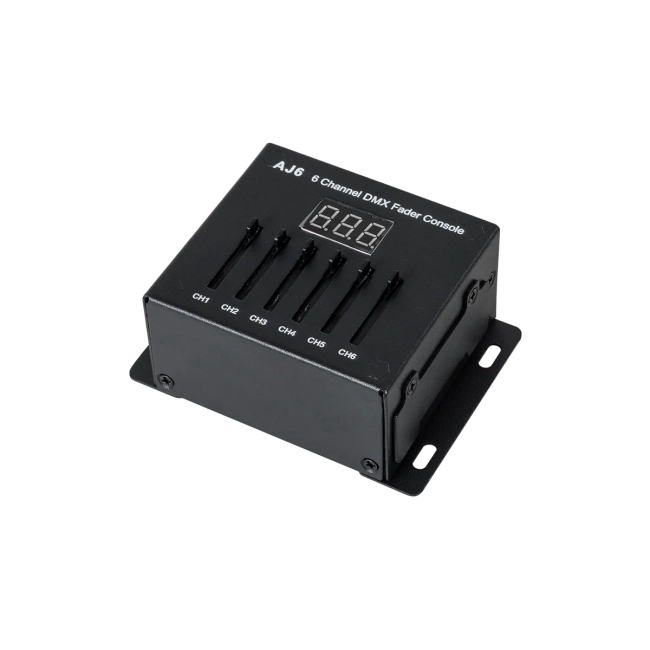 70675 AJ6 SKYDANCE DMX 6 Channel Fader Console - Κονσόλα Φωτισμού 6 Καναλιών DMX DC 5-12V ή 3 x AAA Μπαταρίες - IP20 Μ10 x Π7 x Υ4cm - 5 Years Warranty - 2