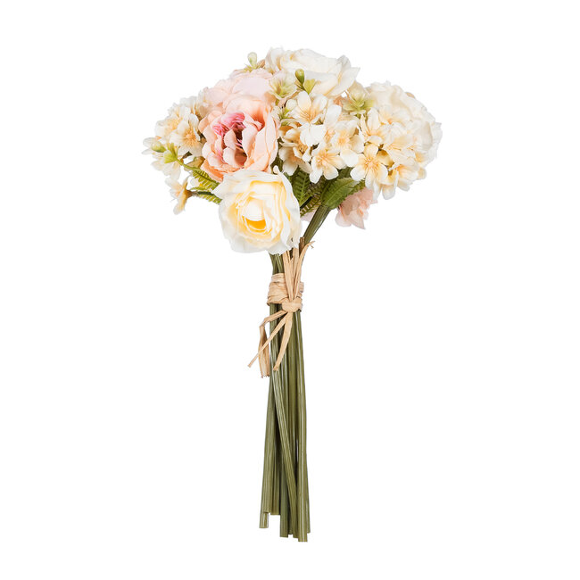Artificial Garden PEONY FLOWER BOUQUET 21087 Τεχνητό Διακοσμητικό Μπουκέτο Παιώνιας Y26cm