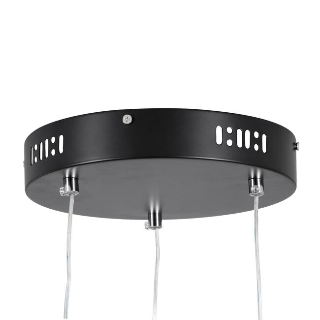 kelvo® DIAMOND KLV-101-0245 Κρεμαστό Φωτιστικό Οροφής LED 150W 15000lm 180° AC 220-240V IP20 Ρυθμιζόμενο Λευκό CCT με Χειριστήριο από 2700K έως 6000K Dimmable - Lumileds SMD Chip - Μαύρο Ματ - Μ170 x Π170 x Υ60cm - 3 Χρόνια Εγγύηση - 7