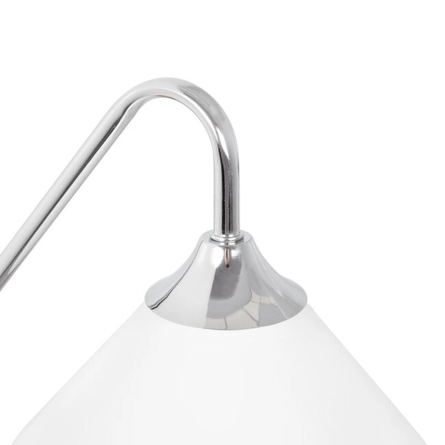 ALESSIA 999-0179 Μοντέρνο Φωτιστικό Τοίχου - Απλίκα με Ντουί 1 x E27 AC 220-240V IP20 - Μπεζ & Ασημί - Μ18 x Π26 x Υ29cm - 5