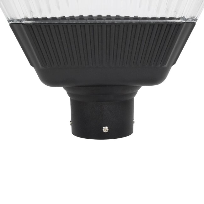 TOPIS GLB-103-0021 Φωτιστικό Κεφαλής Post Top Πλατείας/Πάρκου/Κήπου LED 50W 4500lm 360° AC 220-240V Αδιάβροχο IP65 Θερμό Λευκό 2700K - Sanan SMD Chip - Μαύρο Ματ - Μ45 x Π45 x Υ40cm - 3 Χρόνια Εγγύηση - 9