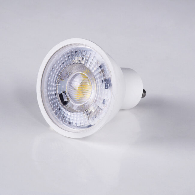 BEAMO 60121 Σποτ GU10 MR16 LED 7W 735lm 38° AC 220-240V IP20 Φυσικό Λευκό 4500K Dimmable - Bridgelux SMD Chip - Μ5 x Π5 x Υ5.2cm - 3 Χρόνια Εγγύηση