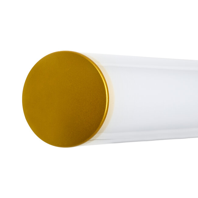 MABEL 60429 Μοντέρνο Φωτιστικό Τοίχου - Απλίκα Καθρέπτη Μπάνιου - Πίνακα LED 12W 1400lm 270° AC 220-240V IP44 Μ60 x Π10 x Υ5cm - Φυσικό Λευκό 4500K - Χρυσό - 6
