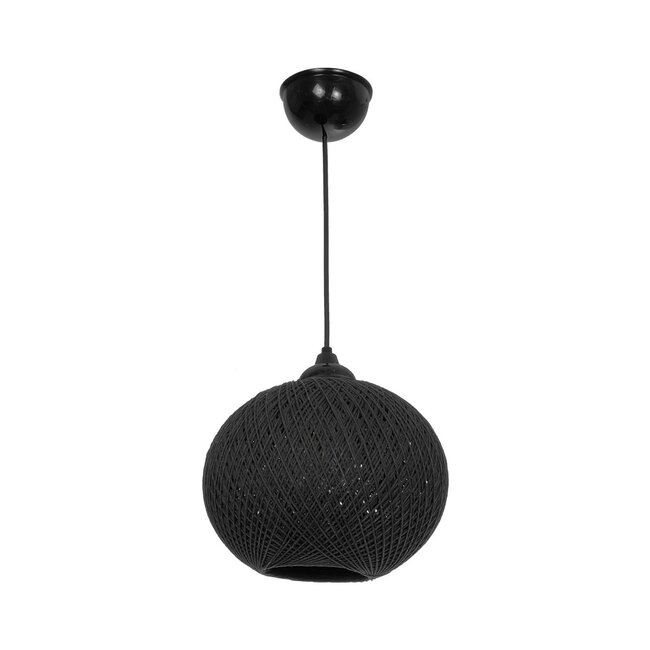 SOLEI 205-0006 Boho Κρεμαστό Φωτιστικό Οροφής με Ντουί 1 x E27 AC 220-240V IP20 - Μαύρο - M20 x Π20 x Υ25cm - 4 SOLEI 205-0006 Boho Κρεμαστό Φωτιστικό Οροφής με Ντουί 1 x E27 AC 220-240V IP20 - Μαύρο - M20 x Π20 x Υ25cm - 4