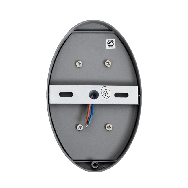 JEREMY 60531 Μοντέρνο Φωτιστικό Τοίχου - Απλίκα LED 10W 1000lm 60° AC 220-240V Αδιάβροχο IP65 Θερμό Λευκό 2700K - Bridgelux COB Chip & TÜV SÜD Driver - Γκρι Ανθρακί Ματ - Μ16 x Π10 x Υ7cm - 5 Χρόνια Εγγύηση - 4