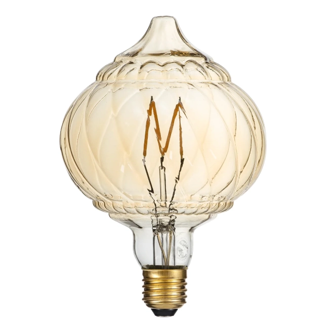 ACORN 99163 Λάμπα E27 A120 LED 4W 350lm 360° AC 220-240V IP20 Ultra Θερμό Λευκό 2200K Dimmable - Zig Long Filament Chip - Μελί - Μ12 x Π12 x Υ17cm - 3 Χρόνια Εγγύηση ACORN 99163 Λάμπα E27 A120 LED 4W 350lm 360° AC 220-240V IP20 Ultra Θερμό Λευκό 2200K Dimmable - Zig Long Filament Chip - Μελί - Μ12 x Π12 x Υ17cm - 3 Χρόνια Εγγύηση