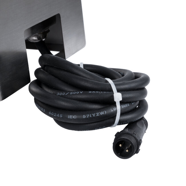 CYBOLITHOS 60950 Χωνευτό Φωτιστικό Σποτ Δαπέδου LED 4W 530lm 120° DC 24V Αδιάβροχο IP68 IK06 Μ20 x Π10 x Υ8cm 4500K Dimmable - Tempered Γαλακτερό Γυαλί & Ανοξείδωτο Ατσάλι - Bridgelux Chip - 3 Χρόνια Εγγύηση - 8