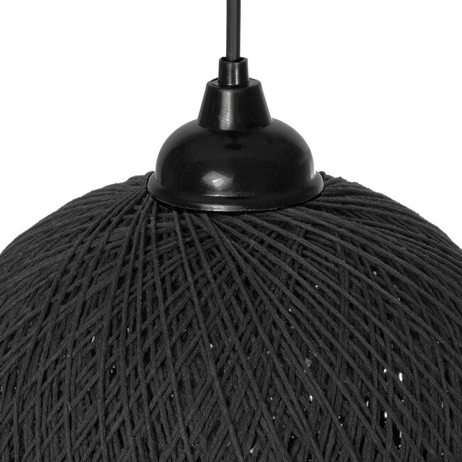SOLEI 205-0006 Boho Κρεμαστό Φωτιστικό Οροφής με Ντουί 1 x E27 AC 220-240V IP20 - Μαύρο - M20 x Π20 x Υ25cm - 8 SOLEI 205-0006 Boho Κρεμαστό Φωτιστικό Οροφής με Ντουί 1 x E27 AC 220-240V IP20 - Μαύρο - M20 x Π20 x Υ25cm - 8