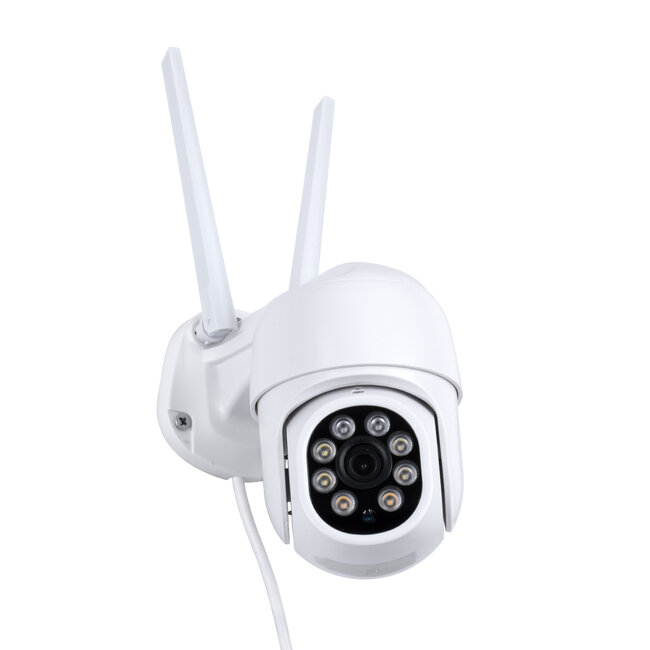 86040 Ασύρματο Καταγραφικό με 8 x Camera 2MP 1080P WiFi  360° Μοιρών - Αδιάβροχο IP66 - Νυχτερινή Όραση με LED IR - Διπλή Κατέυθυνση Ομιλίας - Ανιχνευτή Κίνησης - Νυχτερινή Λήψη - Λευκό - 5