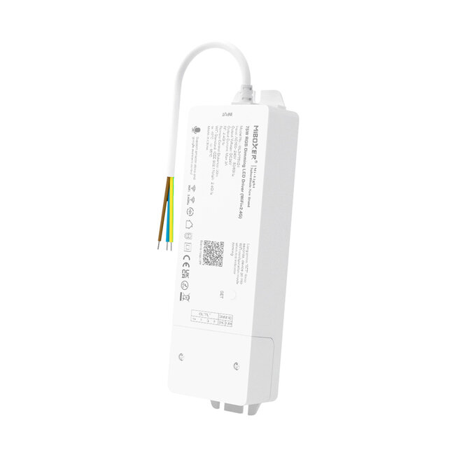 71439 WL3-P75V24 Mi-Light Ασύρματο RF 2.4Ghz Smart Controller LED Driver Wireless WiFi 3 Καναλιών για RGB Προϊόντα LED 75W 3A - AC 100-240V σε DC 24V - IP20 Μ19 x Π5.5 x Υ3.2cm - 5 Years Warranty - 6
