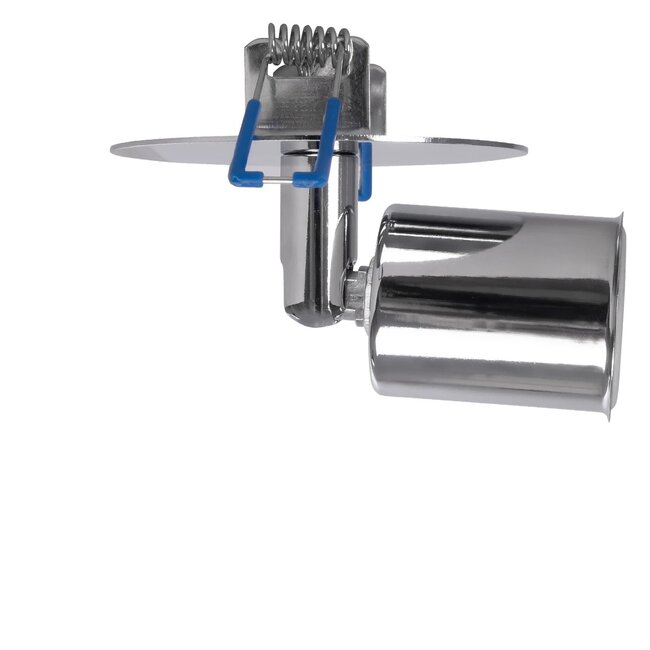 SARA 999-0059 Χωνευτό Φωτιστικό Οροφής Σποτ Μονόφωτο 1 x E27 IP20 Ασημί Μέταλλο - Μ8,5 x Π8,5 x Υ11cm