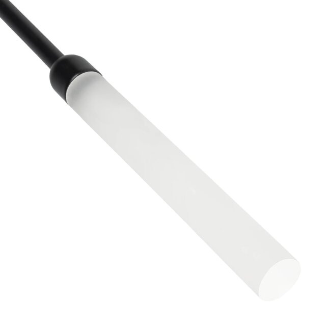 REED GLB-103-0006 Φωτιστικό Κολωνάκι Κήπου με Καρφωτή Βάση LED 2W 180lm 360° DC 24V Αδιάβροχο IP65 Θερμό Λευκό 2700K - Sanan SMD Chip - Μαύρο Ματ - Μ2 x Π2 x Υ100cm - 3 Χρόνια Εγγύηση - 8