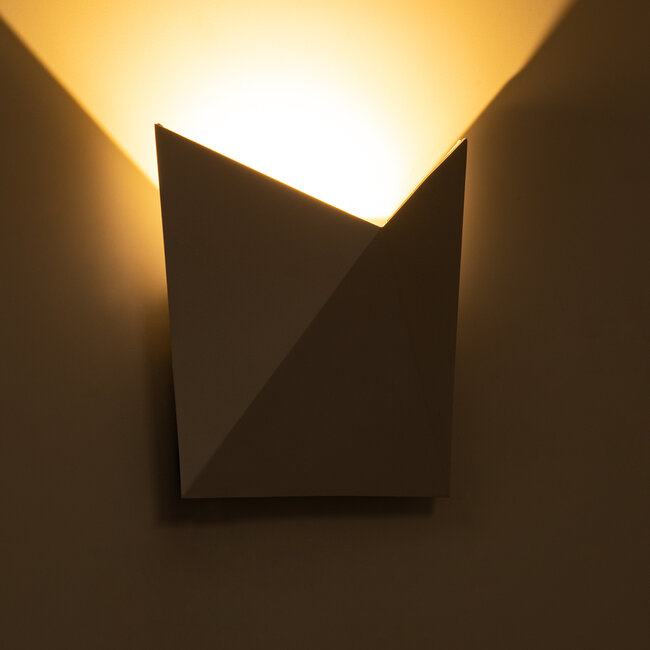 STEALTH 60518 Φωτιστικό Τοίχου - Απλίκα Αρχιτεκτονικού Φωτισμού Εσωτερικού/Εξωτερικού Χώρου Up or Down LED 10W 1000lm 60° AC220-240V Αδιάβροχο IP65 - Σώμα Αλουμινίου & Tempered Glass - Μ17 x Π17 x Υ7.5cm - Θερμό Λευκό 2700K - Λευκό - Bridgelux Chip - 5 Years Warranty - 7