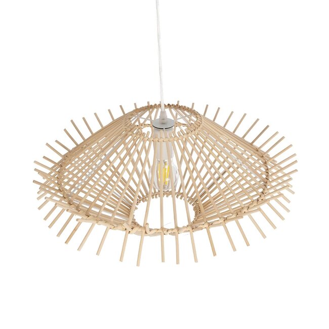 SASSO 999-0201 Boho Κρεμαστό Φωτιστικό Οροφής με Ντουί 1 x E27 AC 220-240V IP20 - Μπεζ - Μ50 x Π50 x Y23cm - 6