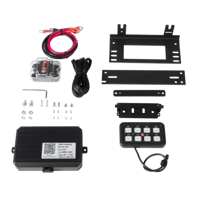 81503 Ψηφιακό Πάνελ Ελέγχου Φωτισμού DIY Bluetooth για Οχήματα με 8 Διακόπτες On/Off DC 12-24V Max 1200W 60A Αδιάβροχο IP65 Μ12 x Π7 x Υ1.5cm - 2 Χρόνια Εγγύηση - 8