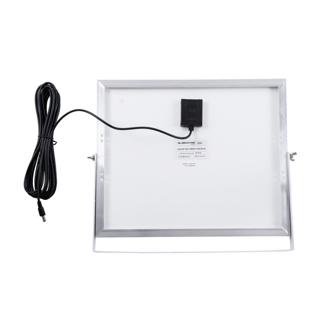 SOLARA-FAN 85356 Solar Fan Αυτόνομος Ηλιακός Επιδαπέδιος Ανεμιστήρας 25W 2 Λειτουργιών Ρεύματος με AC 220-240V ή με Φωτοβολταϊκό Panel 9V 12W & Επαναφορτιζόμενη Μπαταρία Li-ion 7.4V 4400mAh - 3 Ταχύτητες - Ενσωματωμένο USB 2.0 Charger Συσκευών - IP20 - Μ44 x Π37.5 x Υ132cm - Μαύρο - 2 Yea - 15