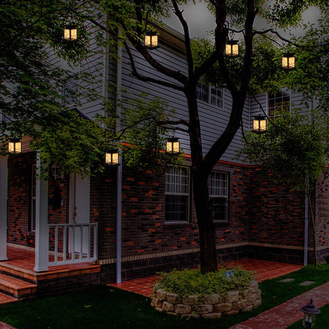 71505 Αυτόνομο Ηλιακό Κρεμαστό Διακοσμητικό Φωτιστικό Φανάρι LED 5W 300 lm με Ενσωματωμένη Μπαταρία 600mAh - Φωτοβολταϊκό Πάνελ με Αισθητήρα Ημέρας-Νύχτας IP65 Θερμό Λευκό 3000k - 7 71505 Αυτόνομο Ηλιακό Κρεμαστό Διακοσμητικό Φωτιστικό Φανάρι LED 5W 300 lm με Ενσωματωμένη Μπαταρία 600mAh - Φωτοβολταϊκό Πάνελ με Αισθητήρα Ημέρας-Νύχτας IP65 Θερμό Λευκό 3000k - 7